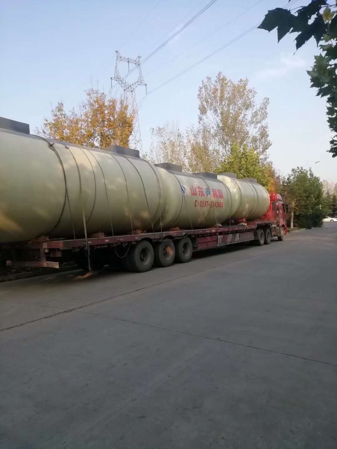 50m³双层罐发往河北冀州